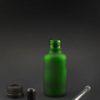 30 ml grün frosted glas