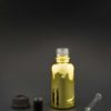 30 ml gold plated glas